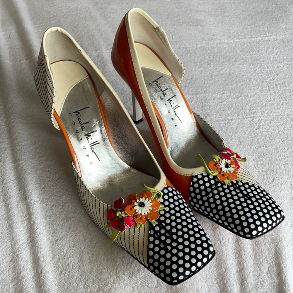 Unique Nicole Miller Couture Heels